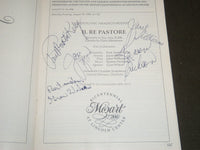 1992 AUGUST 15 IL RE PASTORE AUTOGRAPHED PROGRAM - 5 AUTOGRAPHS - J 5267