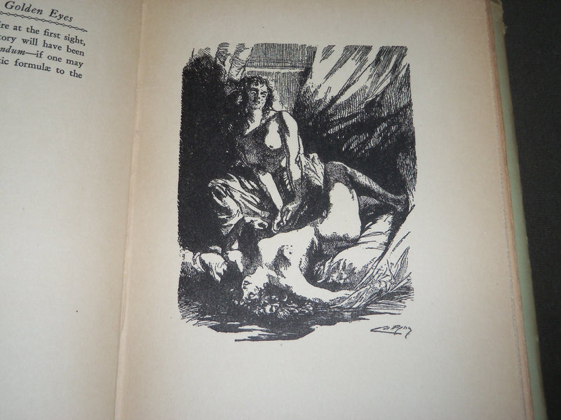 1930 THE GIRL WITH THE GOLDEN EYES BOOK TRANSLATED BY ERNEST DOWSON - KD 4915