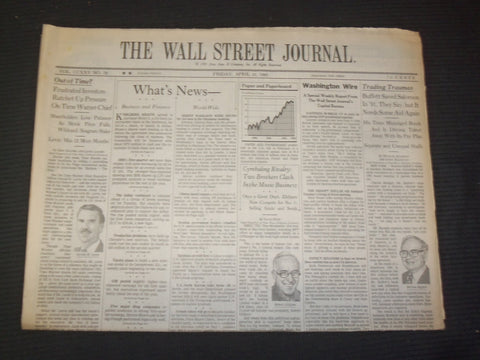 1995 APRIL 21 THE WALL STREET JOURNAL - BUFFETT SAVED SALOMON IN '91 - WJ 198