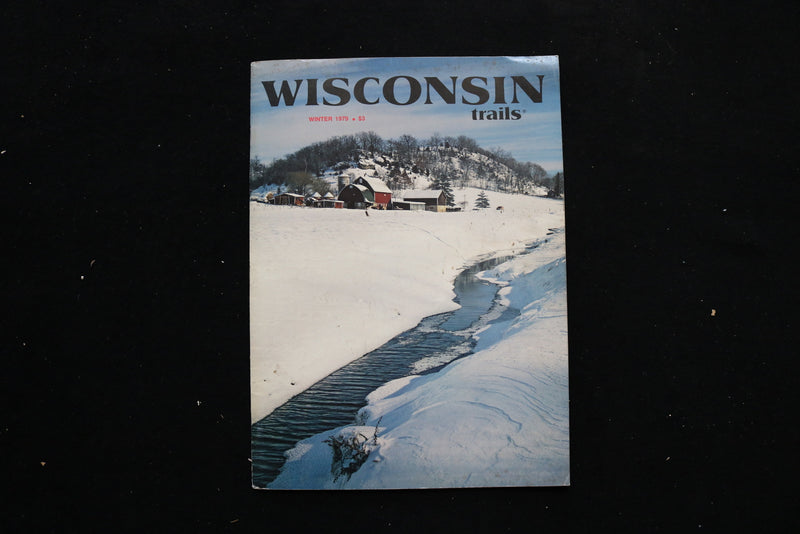 1979 WINTER WISCONSIN TRAILS MAGAZINE - BLACK EARTH FIELD COVER - E 9879