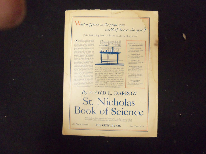 1929 JANUARY ST. NICHOLAS MAGAZINE - ILLUSTRATIONS, STORIES & ADS - ST 3167