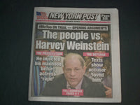 2020 JANUARY 23 NEW YORK POST NEWSPAPER -ELI MANNING RETIRES - WEINSTEIN TRIAL