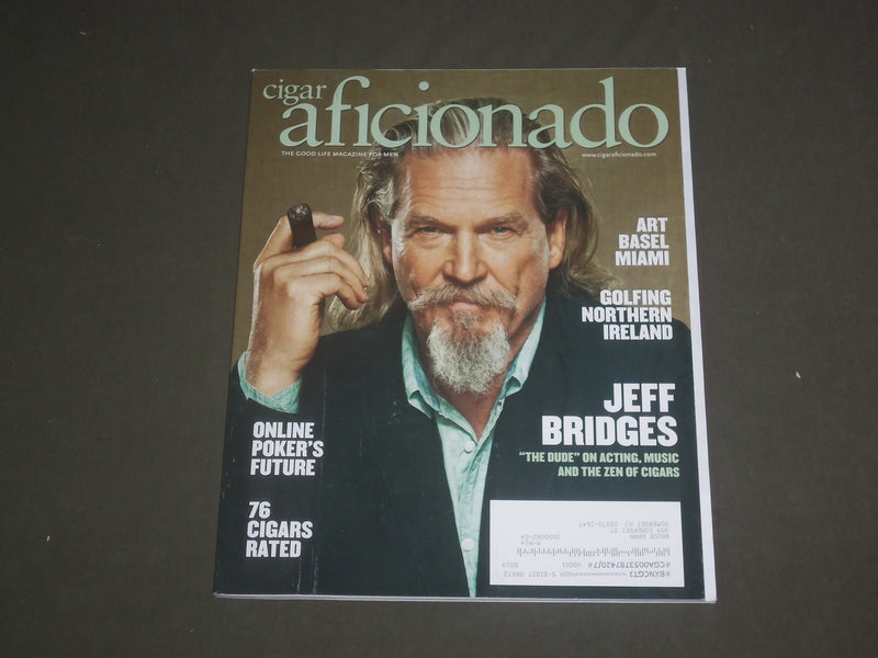 2013 JULY/AUGUST CIGAR AFICIONADO MAGAZINE - JEFF DANIELS COVER - B 4544