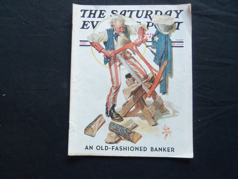1932 JULY 2 THE SATURDAY EVENING POST MAGAZINE - J.C. LEYENDECKER COVER -SP 1471