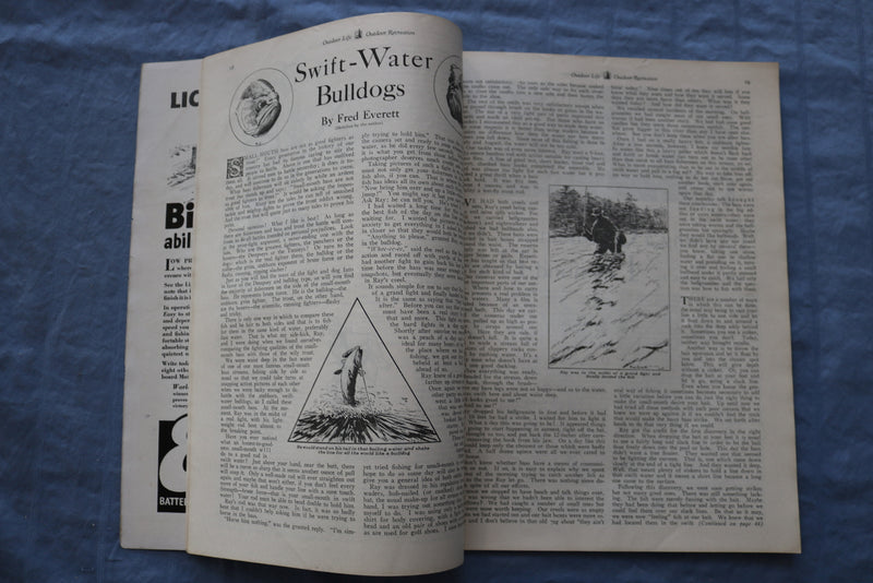 1931 JULY OUTDOOR LIFE MAGAZINE - ENCOUNTERS WITH ALASKAN BEARS - ST 1000Z