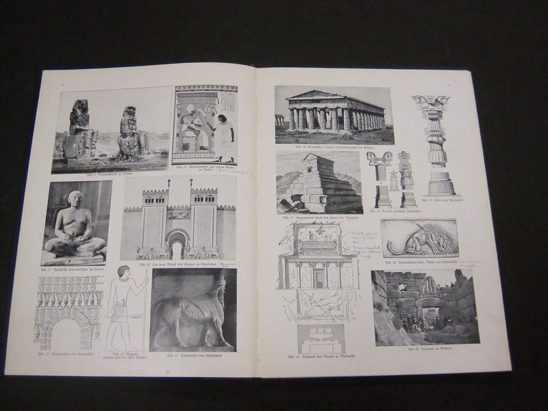 1909 BILDERATLAS ZUR KUNSTGESCHICHTE BY DR. WILHELM TESDORPF - KD 2339