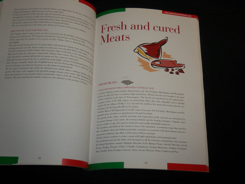 1999 A GUIDE TO ITALIAN REGIONAL SPECIALITIES SOFTCOVER BOOK - KD 7023
