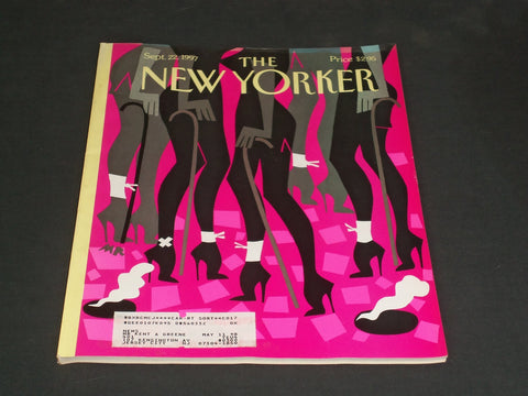 1997 SEPTEMBER 22 THE NEW YORKER MAGAZINE - ILLUSTRATED COVER - NY 1907