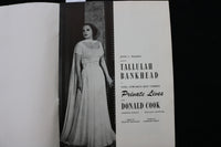 1940'S PRIVATE LIVES PROGRAM - TALLULAH BANKHEAD - DONALD COOK - K 2291
