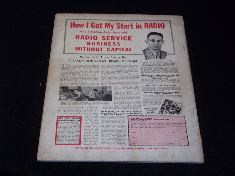 1930 JUNE SHORT WAVE CRAFT MAGAZINE VERY NICE FRONT COVER - E 103