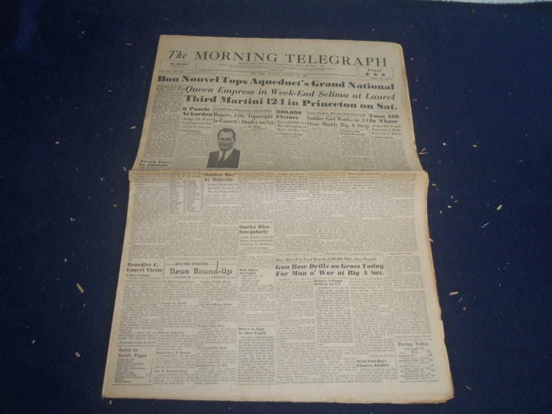 1964 OCTOBER 20 THE MORNING TELEGRAPH - BON NOUVEL TOPS GRAND NATIONAL - NP 5558