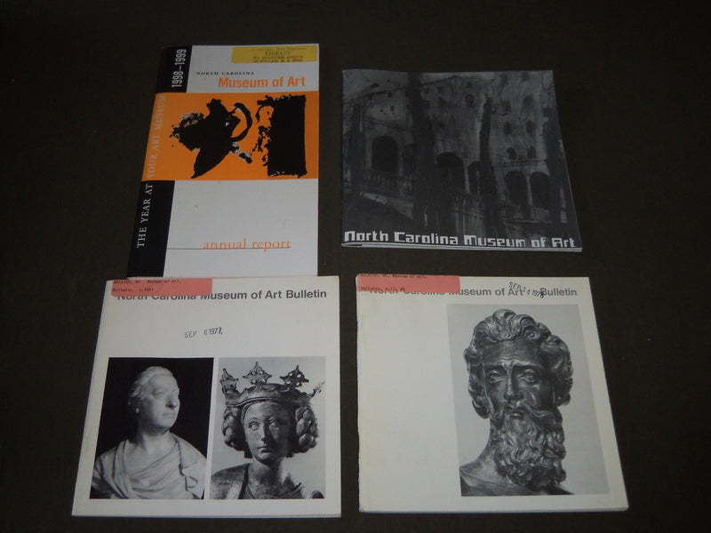 1964-1977 NORTH CAROLINA MUSEUM OF ART BULLETIN LOT OF 29 ISSUES - R 39