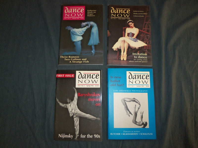 1992-2008 DANCE NOW MAGAZINE - LOT OF 74 ISSUES - VOL. 1, NO. 1 - ENGLAND