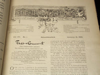 1892 THE UPHOLSTERER MAGAZINE LOT OF 9 ISSUES - PHILADELPHIA - NICE ADS - O 3287