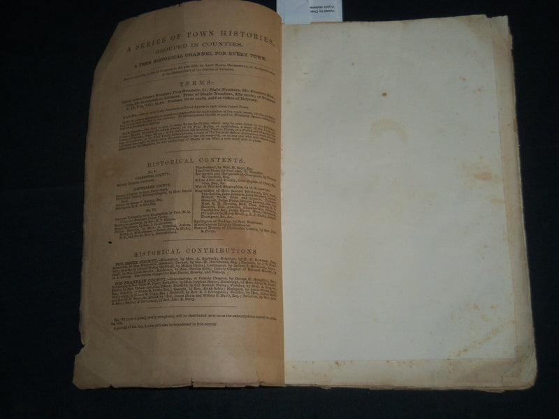 1863 JANUARY VERMONT QUARTERLY GAZETTEER HISTORICAL MAGAZINE - CIVIL WAR- J 4346