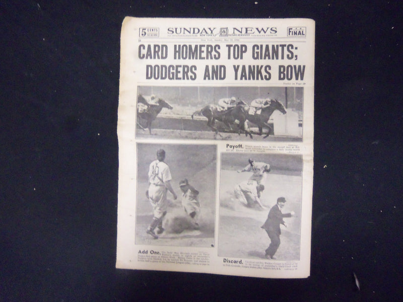 1944 MAY 28 NEW YORK SUNDAY NEWS - SHELL NAZIS' ESCAPE ROAD - NP 2191