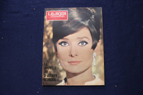 1969 JANUARY 23 LE SOIR MAGAZINE - AUDREY HEPBURN - FRENCH COVER - E 23655