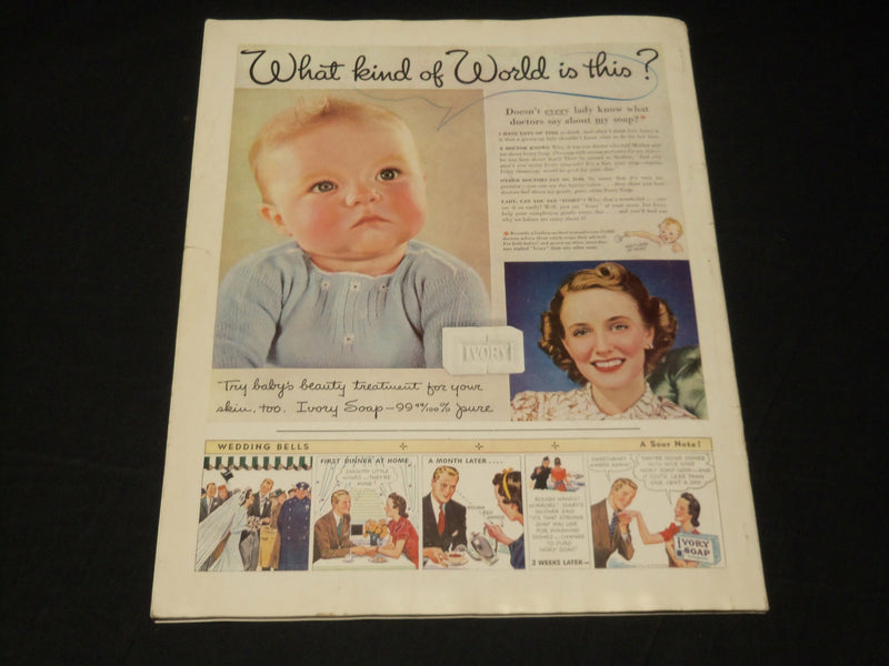 1940 JANUARY WOMAN'S HOME COMPANION MAGAZINE - BEAUTIFUL FRONT COVER - F 567G