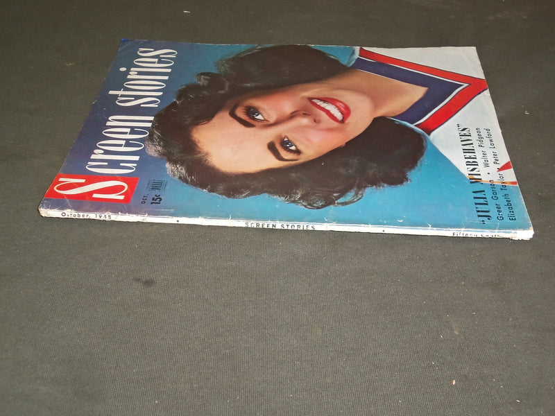 1948 OCTOBER SCREEN STORIES MAGAZINE - ELIZABETH TAYLOR COVER - M 98