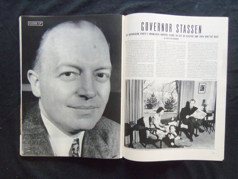 1942 OCTOBER 19 LIFE MAGAZINE - SANDBAGGED SPHINX - L 309