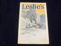 1913 JANUARY 16 LESLIE'S WEEKLY MAGAZINE - 24 HOURS LATE - ST 6075