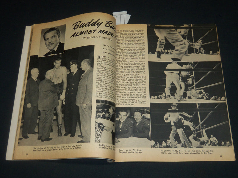 1949 SEPTEMBER SIR! MAGAZINE - DOROTHY SYKES COVER - BUDDY BAER - J 5649
