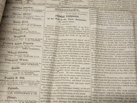 1849 EXETER NEWS LETTER ROCKINGHAM ADVERTISER - NEW HAMPSHIRE LOT OF 2 - K 56