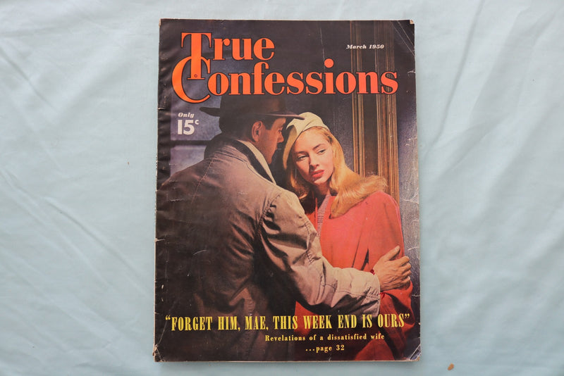 1950 MARCH REAL ROMANCES MAGAZINE - THIS WEEK END IS OURS COVER - E 26716
