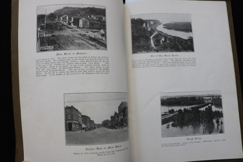 1928 SAVANA OLD AND NEW PICTURE BOOK - ILLINOIS - SOFTCOVER BOOK - K 2883