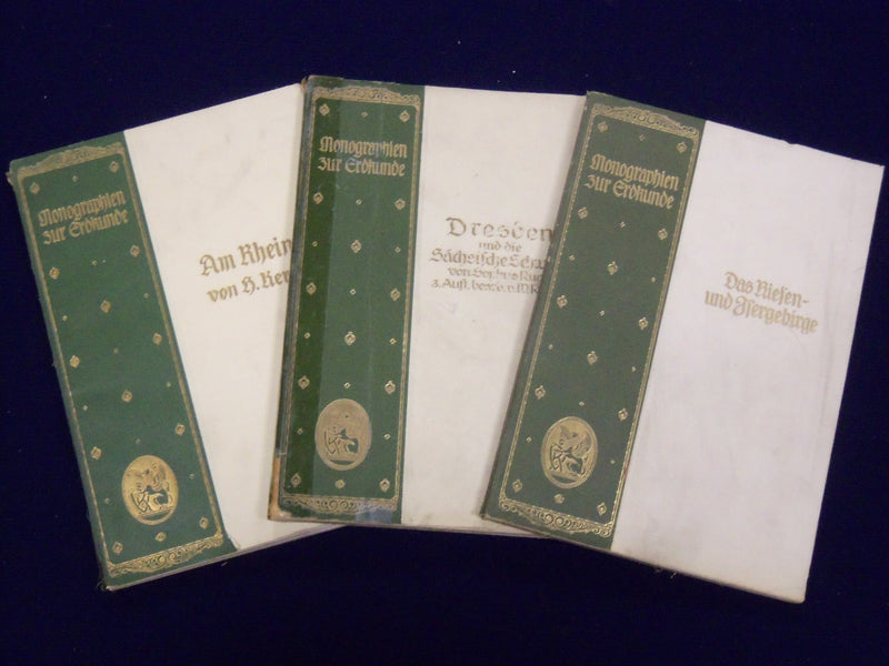 1924-1930 MONOGRAPHIEN ZUR ERKUNDE SCHWABENLAND GERMAN BOOK LOT OF 6 - KD 102