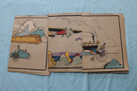 1936 MILDRED LYON HETHERINTON POSTERS IN PANEL FORM - LOT OF 3 - K 2521