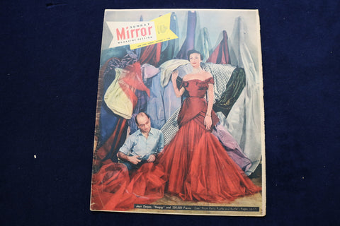 1948 OCTOBER 3 NY MIRROR MAGAZINE - JEAN DESSES COVER - E 22466