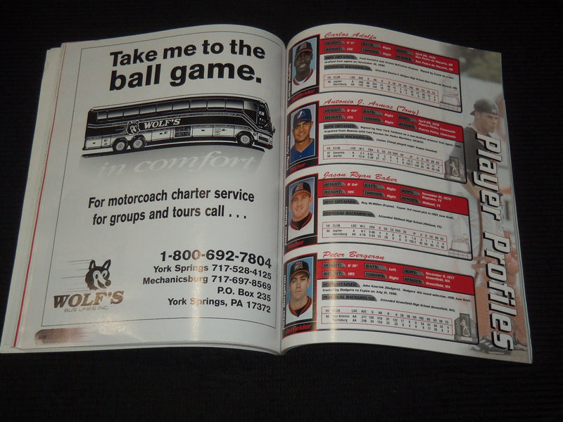 1999 HARRISBURG SENATORS BASEBALL COMMEMORATIVE YEARBOOK - ST 1767H