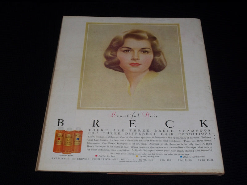 1960 SEPTEMBER MCCALL'S MAGAZINE VERY NICE FRONT COVER & FULL PAGE ADS - E 2452