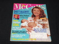 1996 APRIL MCCALL'S MAGAZINE - JANE SEYMOUR FRONT COVER - E 565