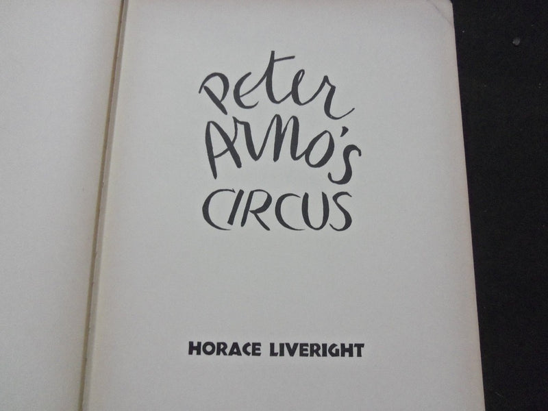 1931 PETER ARNO'S CIRCUS BOOK - PUBLISHED BY HORACE LIVERIGHT -729C