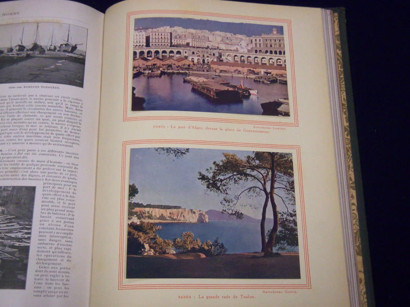 1913 LA MER BY G. CLERC-RAMPAL FRENCH VOLUME - NICE PHOTOS - 300 PAGES - KD 1774