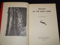 1961 INDIANS OF THE MESA VERDE SOFTCOVER BOOK BY DON WATSON - KD 7653