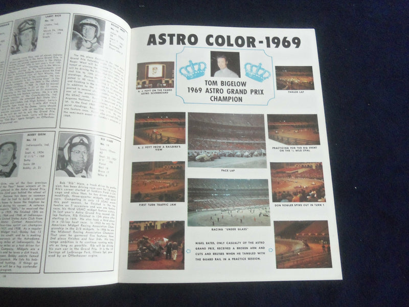 1970 MARCH 14-15 ASTRO GRAND PRIX RACING PROGRAM - IN THE ASTRODOME - SP 3929N