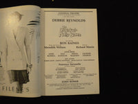 1990 THE UNSINKABLE MOLLY BROWN PLAYBILL - RON RAINES + 1 SIGNATURE - J 8250