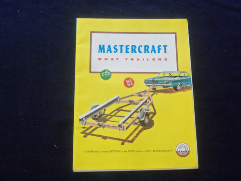 1961 MASTERCRAFT BOAT TRAILERS CATALOG - J 8407