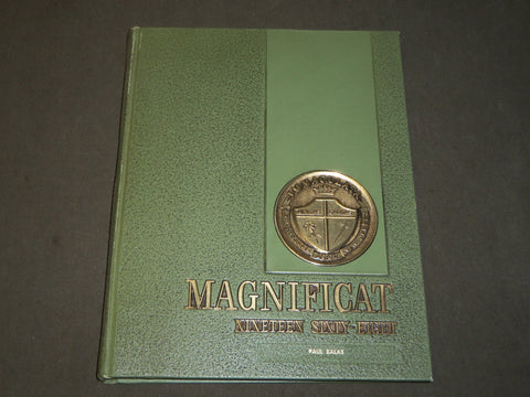 1968 MAGNIFICAT IMMACULATA HIGH SCHOOL YEARBOOK - SOMERVILLE NEW JERSEY- YB 1597