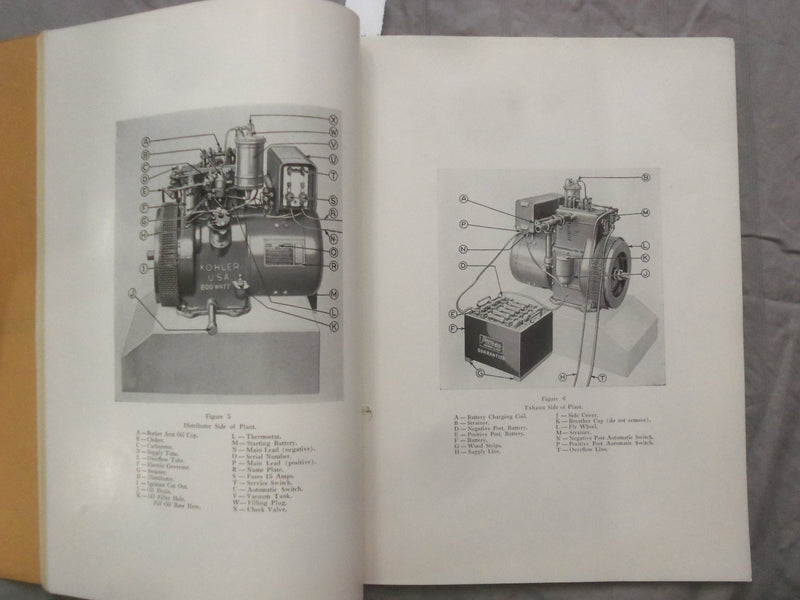 1926-1927 KOHLER OF KOHLER ELECTRIC PLANTS CATALOGS - LOT OF 3 - K 253