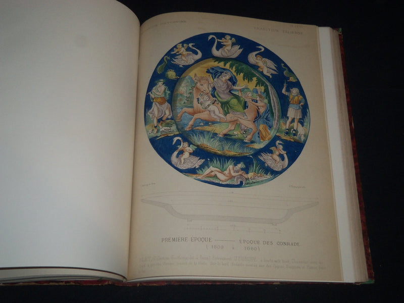 1863 LA FAIENCE LES FAIENCIERS ET LES EMAILLEURS VOLUME - FRENCH - SEGANGE- Z 65