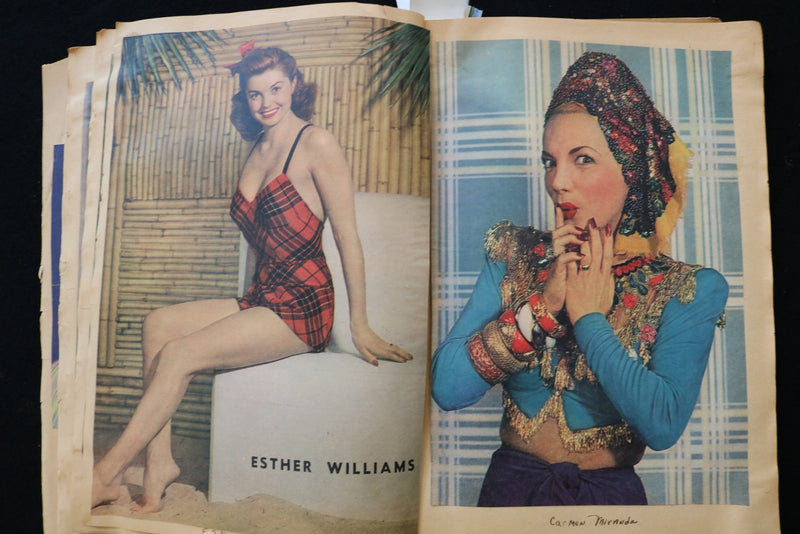 HUGE MOVIE STARS SCRAPBOOK - MARLENE DIETRICH - GARY COOPER - E 24936