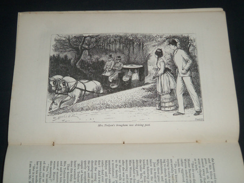1875 THREE FEATHERS A NOVEL BOOK BY WILLIAM BLACK - NICE ILLUSTRATIONS - J 4347
