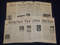 1952-1961 AMEN+ NEWSLETTER MAGAZINE LOT OF 22 ISSUES - O 2305A