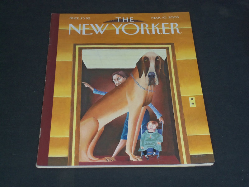 2003 MARCH 10 THE NEW YORKER MAGAZINE - ILLUSTRATED COVER - NY 1975