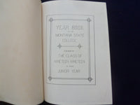 1919 MONTANAN MONTANA STATE UNIVERSITY YEARBOOK - BOZEMAN, MONTANA - YB 3081