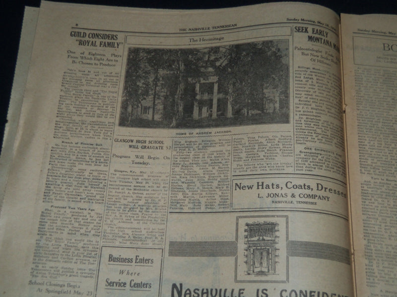 1930 MAY 18 THE FIRING LINE MAGAZINE SECTION - NASHVILLE TENNESSEAN - NP 3874